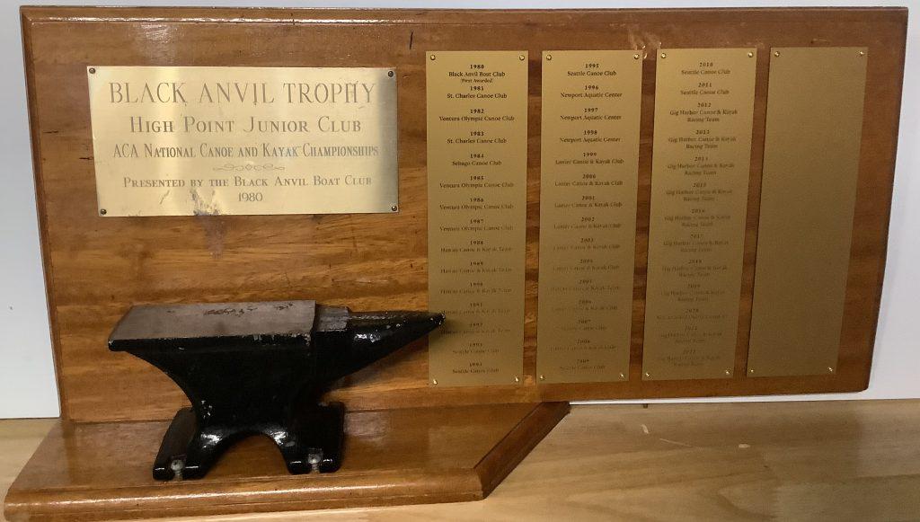 
Photo of the Black Anvil Trophy - High Point Junior (U18) Club